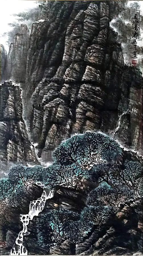 赏析雷鸣先生《春山涛声鸣》