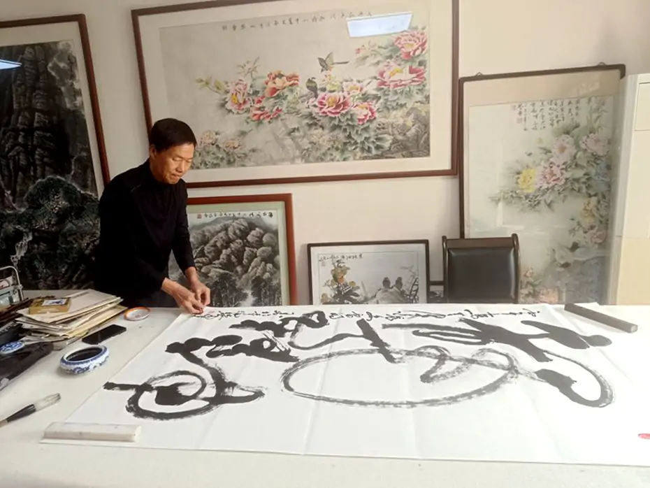 雷鸣先生创作实录