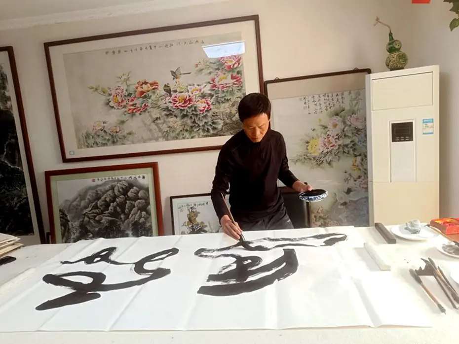 雷鸣先生创作实录
