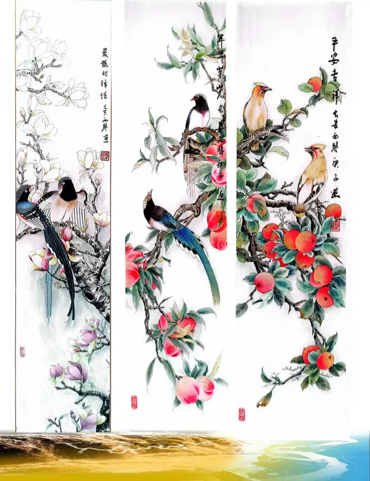 【郑西琴】花鸟绘画作品欣赏