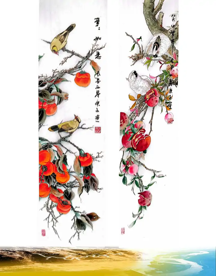 【郑西琴】花鸟绘画作品欣赏